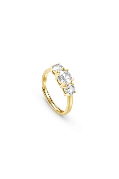 NOMİNATİON COLOUR WAVE Küpe 3 Taşlı Zirkonyum GOLD