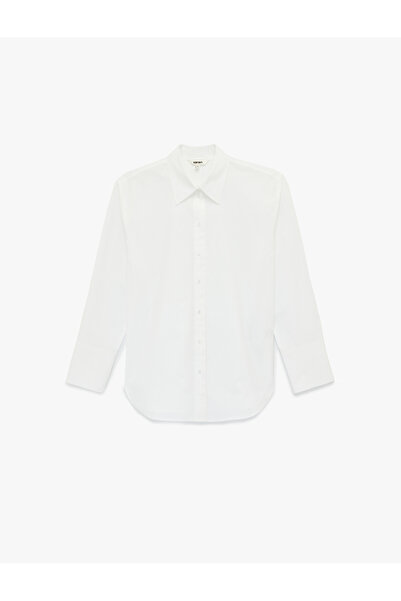 Koton Regular Fit Cotton Long Sleeve Poplin Shirt