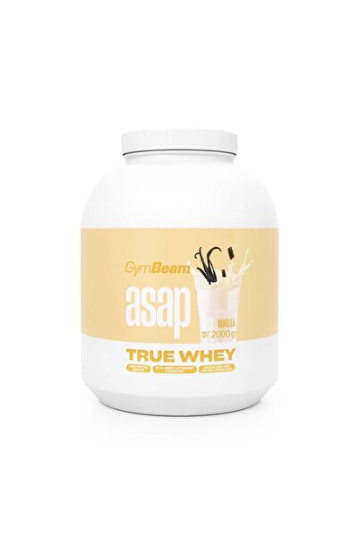 GymBeam Proteine ​​ASAP True Whey, 2000 g, vanilie
