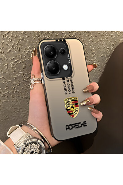 Hontinga حافظة صلبة رفيعة مضادة للسقوط بنمط شارة السيارة متوافقة مع هاتف Redm...