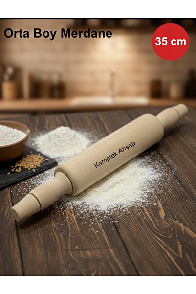 kamptek kamp teknolojisi Ahşap Atölyesinden Doğal Ahşap Hamur İşleri Merdanes...