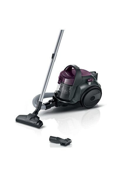 Bosch 3A BGC05AAA1 bagless vacuum cleaner, 700W, 1.5 L, black/purple