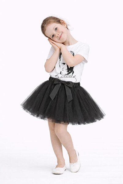 Kuraff Giyim 23 April 29 October Girls' Festival Summary Tutu Skirt and T-Shirt