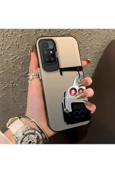 Hontinga حافظة صلبة رفيعة مضادة للسقوط بنمط السيارة متوافقة مع هاتف Redmi 10 ...