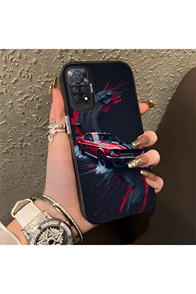 Hontinga حافظة صلبة رفيعة مضادة للسقوط بنمط السيارة الكلاسيكية متوافقة مع هات...