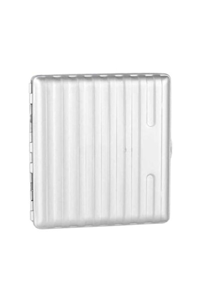 OEM Metal Tobacco Case, Silver, 90x80 mm