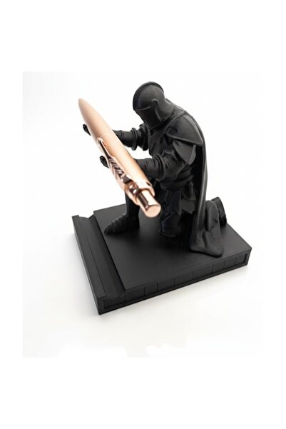 OEM Suport 3D pentru pix și creion, Cavalerul Loial, culoare neagră