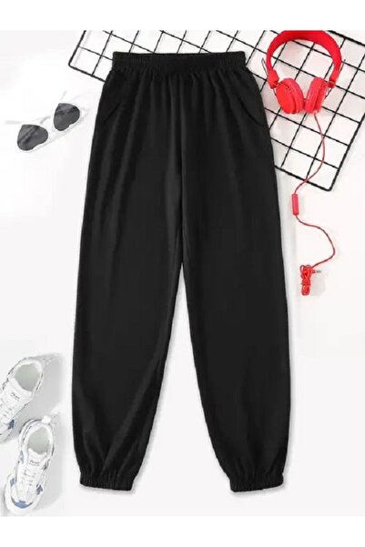 Kids Απλή μαύρη φόρμα για κορίτσια και αγόρια