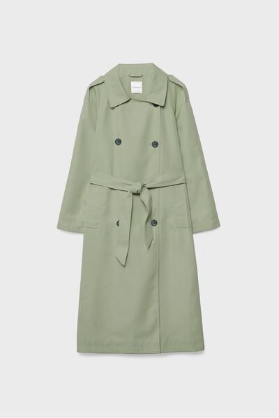 Stradivarius Long flowing trench coat