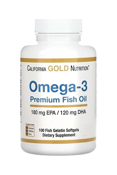 California Gold Nutrition زيت السمك الممتاز أوميغا 3 من كاليفورنيا جولد، 100 ...