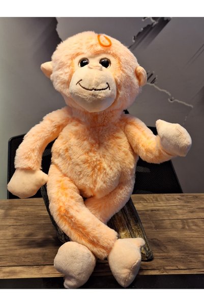 halley pof peluş oyuncak fabrikası ÇOK ŞİRİN RENKLİ MAYMUNLAR 40CM