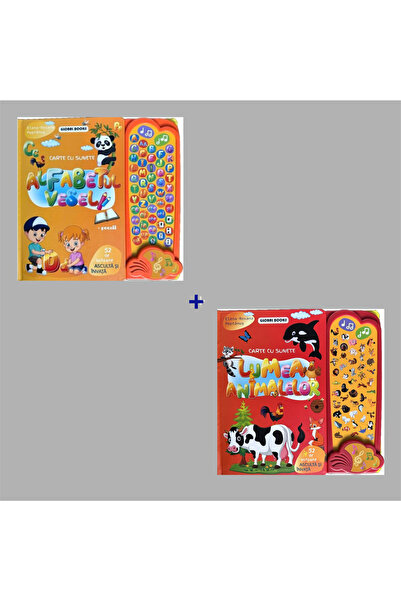 Book Pachet Cărți Sonore Alfabetul Fericit + Lumea Animalelor (RO-ENGL)