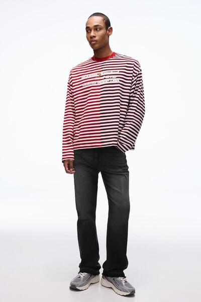 Bershka Konforlu flare fit jean