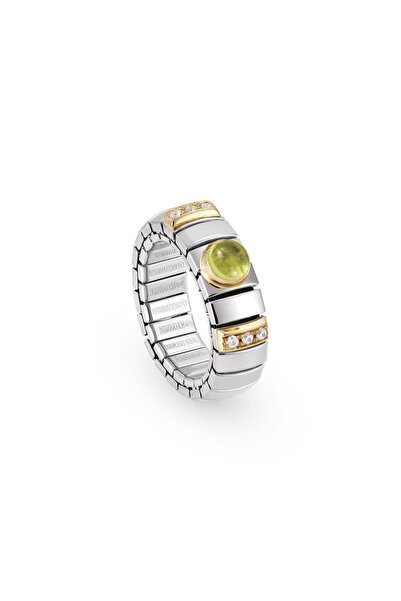NOMİNATİON EXTENSION Silver Peridot Taşı ve Zirkon Detaylı Yüzük