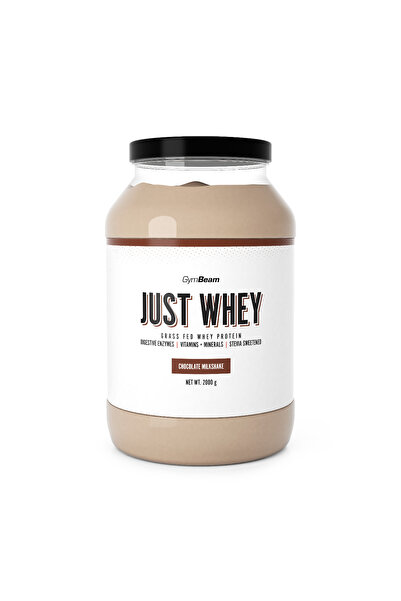 GymBeam Proteine ​​Just Whey, 2000 g, milkshake cu ciocolată