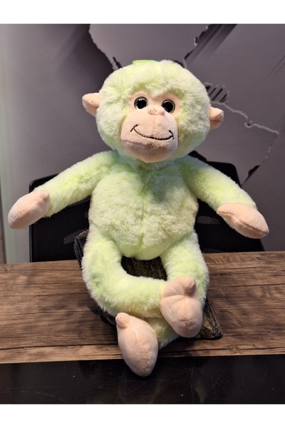 halley pof peluş oyuncak fabrikası ÇOK ŞİRİN RENKLİ MAYMUNLAR 40CM