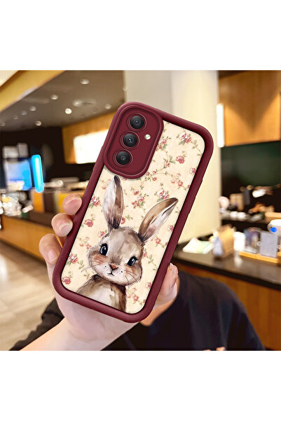 Hontinga حافظة هاتف من مادة السيليكون المقاومة للصدمات باللون الأحمر الوردي م...