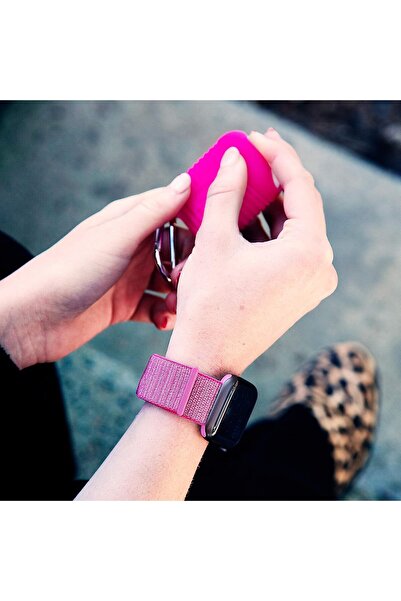 Case-Mate 38-40mm Apple Watch Series SE/7/6/5/4/3/2/1 - Nylon Band - Metallic...