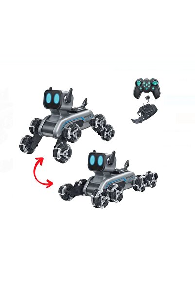 Lunix Robot Caine cu Telecomanda – Jucarie Interactive 2.4GHz cu Sunet si Mis...