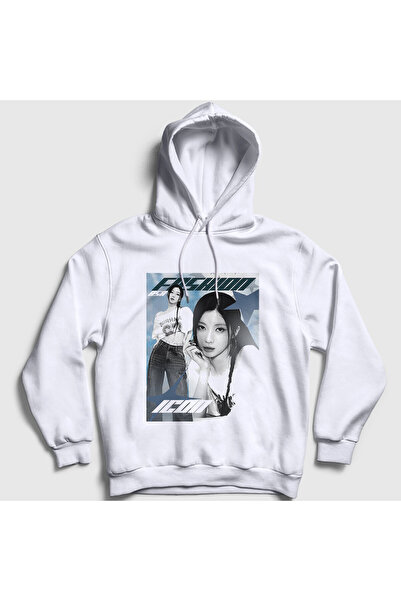 Presmono Unisex White Fashion Asa Babymonster Hooded Sweatshirt 591890Tt