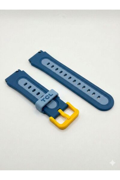 TCL Movetime MT48- MT48X Family Saat Mavi Renk Kordonu / Kayışı