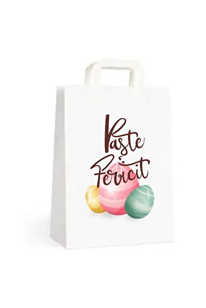 Gamma Print Set 10 pungi cadou cu mesaj „Paște Fericit”