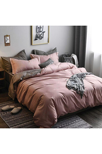 OEM Lenjerie de pat 230x250 pentru pat dublu 2 persoane, 4 piese, Bumbac sati...