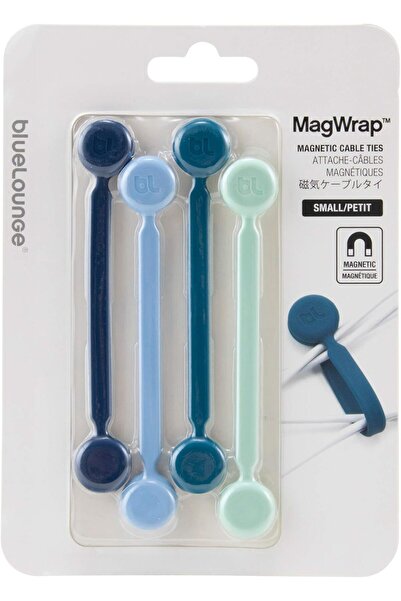 blueLounge MAGRWARP PACK4 Magnetic Cable Organizer White Standard