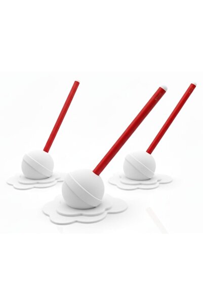 OEM Set of 3 Pencil and Pen Holders, Melting Lollipop Design