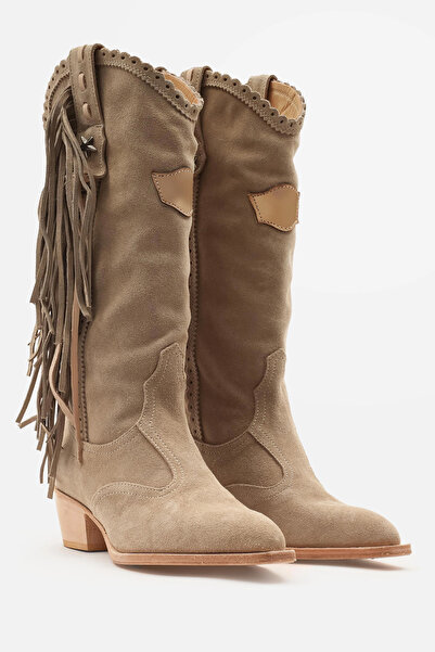 MAFİ Fringe Star Hakiki Deri Püsküllü Western Çizme