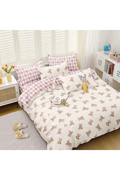 OEM Bed linen 230x250 for double bed 2 people, 4 pieces, Satin cotton, DREAM-...