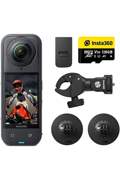 Insta360 X5 Motorcycle Bundle Action Camera