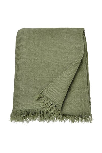 IKEA DYTÅG Blanket, Gray-Green, 130 x 170 cm