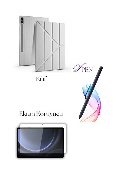 Fuchsia Tablet Case Compatible with Galaxy Tab S10 Plus S Pen Tablet Pen Temp...