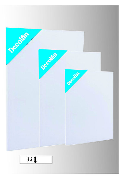 DECOLFİN Tuval profosyonel Set 70x100 - 50x70- 35x50 3'lü Set
