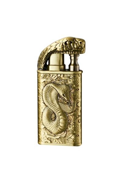 Ems Cobra metal pocket lighter, rechargeable with gas, with 2 ignition system...