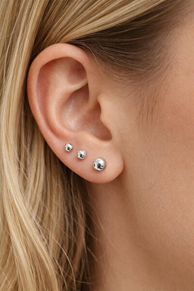 New Obsessions Sequential Size Ball Earrings Set of 6