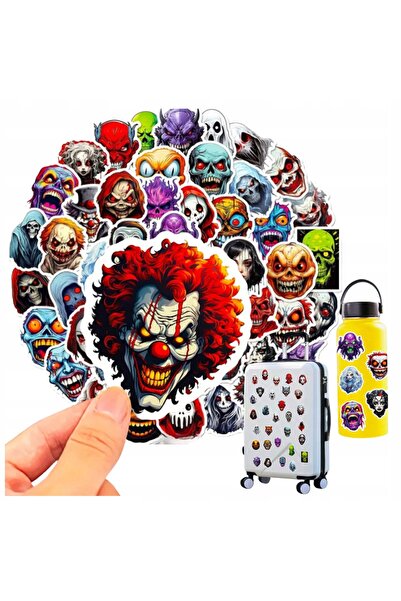 Other Set de stickere de Halloween, autocolante impermeabile, craniu, diavol,...