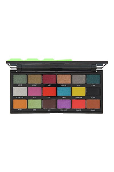 I HEART REVOLUTION , Slime, Eyeshadow Palette, 18, 18 g