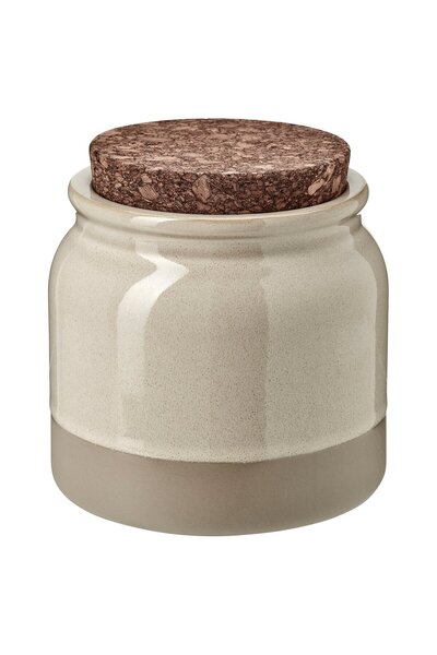 IKEA Borcan BRUGDHAJ cu capac, bej, 1 l