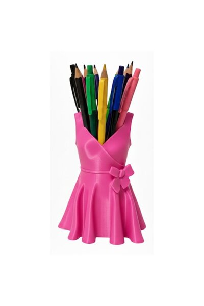 OEM Suport tip fustă pentru pixuri, creioane și markere - roz