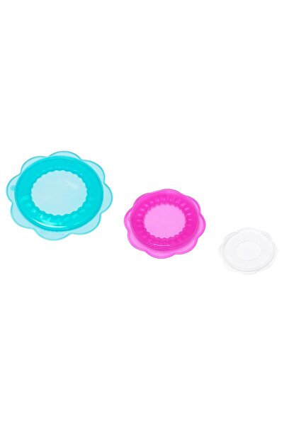 IKEA ÖVERMÄTT Food Container Lid, 3 pcs, Multicolor Silicone