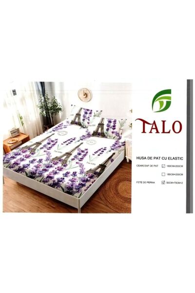 Hotel Supplier Finet Sheet with Elastic and 2 Pillowcases HP54