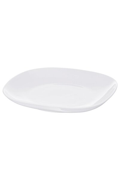 IKEA VÄRDERA Farfurie, alb, 25 x 25 cm