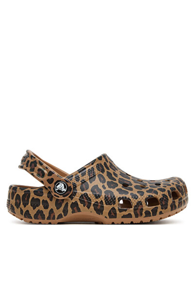 Crocs Saboți Sepia/Leopard 2LD Classic Animal pentru fete