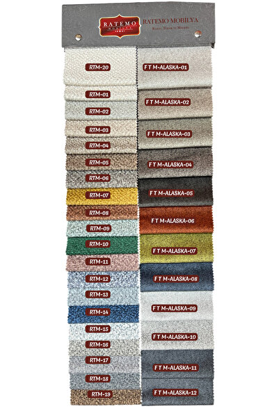 Ratemo Mobilya PUFFY & ALASKA İthal Polarlı Döşemelik Kumaş Koleksiyonu | Yum...