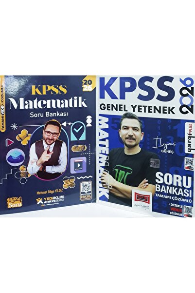 Yediiklim Yayınları 2026 kpss matematik soru bankası seti mehmet bilge yıldız...