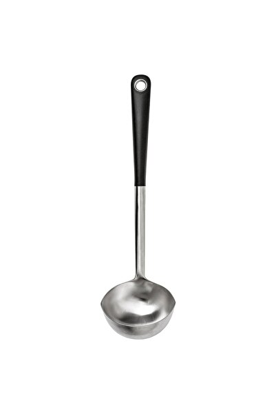 IKEA 365+ HJÄLTE Soup Ladle, Stainless Steel/Black