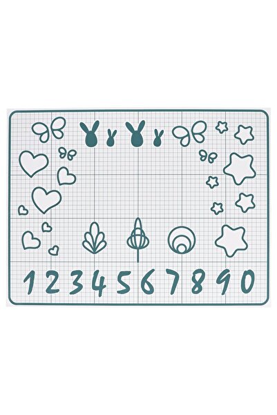 IKEA BAKTRADITION Dough Board, White/Turquoise, 61 x 46 cm