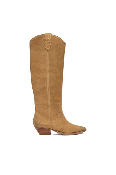 BADURA cizme cowboy pentru femei bej EO-V365-206